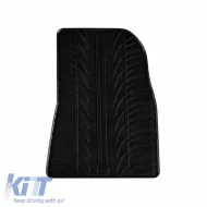 Rubber Car Mats Gledring 0643 suitable for Tesla Model 3 2017-2020 Hatchback Automatic Black 5 Pieces-image-6310477