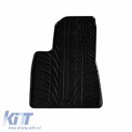 Rubber Car Mats Gledring 0643 suitable for Tesla Model 3 2017-2020 Hatchback Automatic Black 5 Pieces