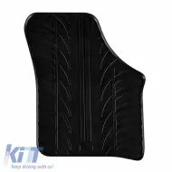Rubber Car Mats Gledring 0655 suitable for VW E-UP 2019- / Skoda Citigo IV 2019- / Seat MII Electric 2019- Black 4 Pieces-image-6304569