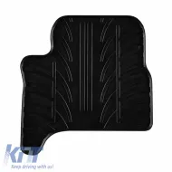 Rubber Car Mats Gledring 0655 suitable for VW E-UP 2019- / Skoda Citigo IV 2019- / Seat MII Electric 2019- Black 4 Pieces-image-6304570