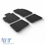 Rubber Car Mats Gledring 0692 suitable for Toyota Prius 2012-2016 Black 4 Pieces