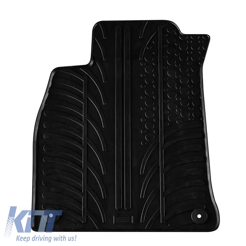 Rubber Car Mats Gledring 0704 suitable for Audi A6 C8 18+ / Audi A7 4K 18+ Black 4 Pieces