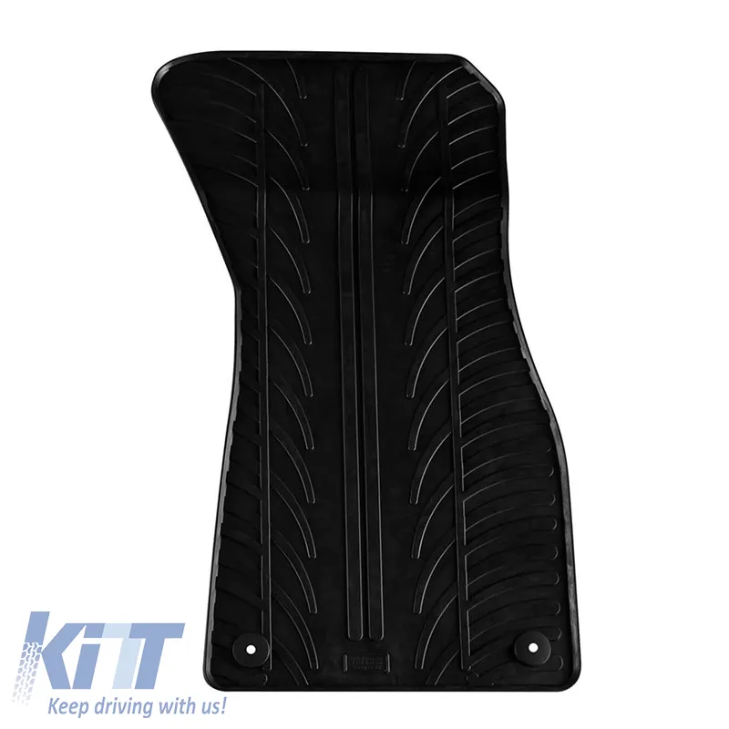 Rubber Car Mats Gledring 0704 suitable for Audi A6 C8 18+ / Audi A7 4K 18+ Black 4 Pieces