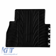Rubber Car Mats Gledring 0724 suitable for Citroen Berlingo 2018+ / Opel Combo E 2018+ / Peugeot Rifter 2018+ Black 5 Pieces