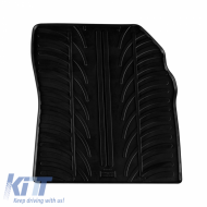 Rubber Car Mats Gledring 0724 suitable for Citroen Berlingo 2018+ / Opel Combo E 2018+ / Peugeot Rifter 2018+ Black 5 Pieces