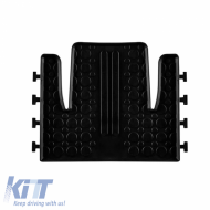 Rubber Car Mats Gledring 0724 suitable for Citroen Berlingo 2018+ / Opel Combo E 2018+ / Peugeot Rifter 2018+ Black 5 Pieces