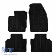 Rubber Car Mats Gledring 0770 suitable for Ford Tourneo Courier Hatchback 2014- / 2018- Facelift Manual Black 4 Pieces-image-6304510