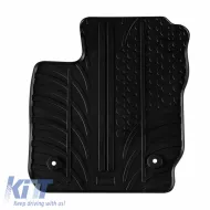 Rubber Car Mats Gledring 0770 suitable for Ford Tourneo Courier Hatchback 2014- / 2018- Facelift Manual Black 4 Pieces-image-6304511