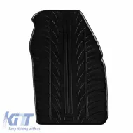 Rubber Car Mats Gledring 0770 suitable for Ford Tourneo Courier Hatchback 2014- / 2018- Facelift Manual Black 4 Pieces-image-6304512