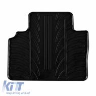 Rubber Car Mats Gledring 0770 suitable for Ford Tourneo Courier Hatchback 2014- / 2018- Facelift Manual Black 4 Pieces