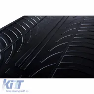 Rubber Car Mats Gledring 0770 suitable for Ford Tourneo Courier Hatchback 2014- / 2018- Facelift Manual Black 4 Pieces-image-6304515