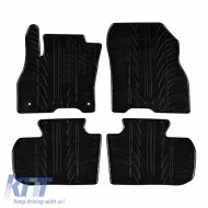 Rubber Car Mats Gledring 0803 suitable for Nissan Leaf Hatchback 2018- Black 4 pieces-image-6304587