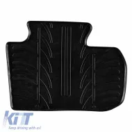 Rubber Car Mats Gledring 0803 suitable for Nissan Leaf Hatchback 2018- Black 4 pieces-image-6304591