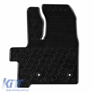 Rubber Car Mats Gledring 0893 suitable for Ford Turneo Custom Passenger Automatic 2018 - Black 2 Pieces
