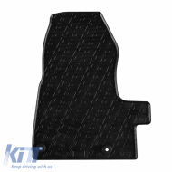 Rubber Car Mats Gledring 0893 suitable for Ford Turneo Custom Passenger Automatic 2018 - Black 2 Pieces