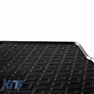 Rubber Car Mats Gledring 0894 suitable for Ford Transit Custom Furgon / Kombi Furgon / Kombi Facelift Automatic 2018 - Black 2 Pieces