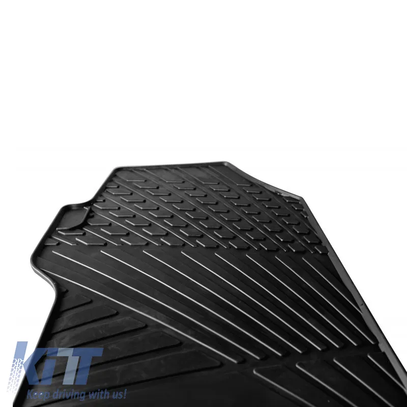 Rubber Car Mats Gledring 0910 suitable for Mercedes Actros 2003-12/2011 Black 2 pieces