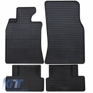 Rubber Car Mats PETEX suitable for Mini Cooper / Mini One R55/R56/R57/R58/R59 2006-2014 Black 4 Pieces