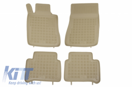 Rubber Floor Mat Beige suitable for MERCEDES E-class W211 2002-2009