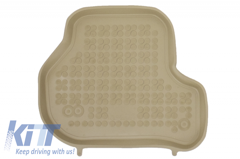 Rubber Floor Mat Beige suitable for SEAT Leon 1P (20052013) SKODA