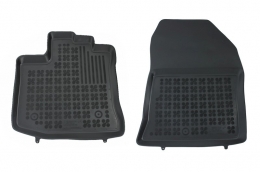 Rubber Floor Mat Black Front suitable for Dacia Dokker Van (2012-2021) - 203405P