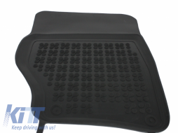 Rubber Floor Mat Black suitable for Audi Q7 4L (2005-2014)-image-5999477