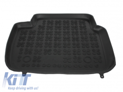 Rubber Floor Mat Black suitable for BMW Series 3 E46 E90 E91 Sedan Touring-image-5999495
