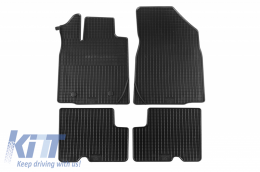 Rubber Floor Mat Black suitable for Dacia Logan MCV (07/2013-) - 29013