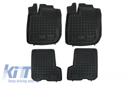 Rubber Floor mat Black suitable for Dacia Sandero II (2013-2018) - 203406