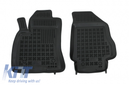 Rubber Floor mat Black suitable for FIAT Doblo II (2010-) OPEL Combo D (2011-2018) - 201511