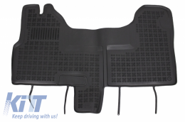 Rubber Floor mat black suitable for IVECO DAILY IV V (2006-2014)