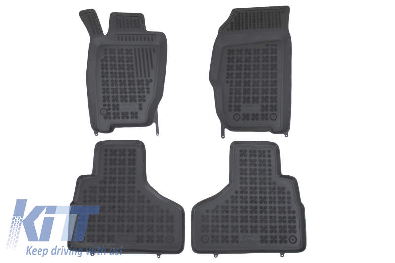 Rubber Floor Mat Black Suitable For Jeep Cherokee Kj 2004 2008