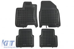 Rubber Floor Mat Black suitable for Nissan Qashqai +2 I NJ10 (2008-2013)