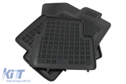 Rubber Floor Mat Black suitable for Nissan Qashqai +2 I NJ10 (2008-2013)-image-6069758