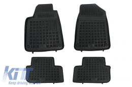 image-0-Rubber Floor Mat Black suitable for PEUGEOT 407 (04.2004-2011)