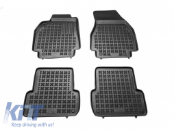 Rubber Floor mat Black suitable for RENAULT Megane II (2002-2009)