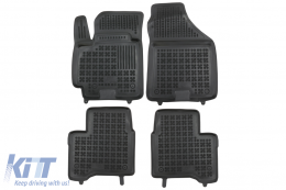 Rubber Floor Mat Black suitable for Suzuki Swift V (2017-) - 202213