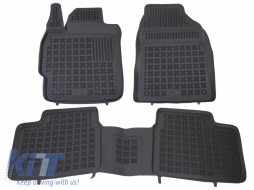 Rubber Floor Mat Black suitable for Toyota Corolla XI E160 (2012-2018) - 201426
