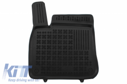 Rubber Floor Mat Black suitable for VW TOUAREG III (2018-) 5 seats-image-6053790