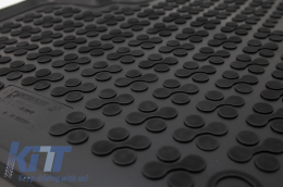 Rubber Floor Mat suitable for Isuzu D - MAX II (2011-up) Black-image-6048344