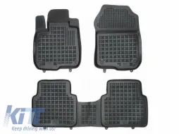 image-18-Rubber Floor Mats Black suitable for Honda CR-V V (2018-up) CR-V e:HeV (2022-up) Hybrid (HEV)