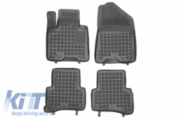 Rubber Floor Mats Black suitable for KIA Sportage IV Facelift (2018-) - 201025