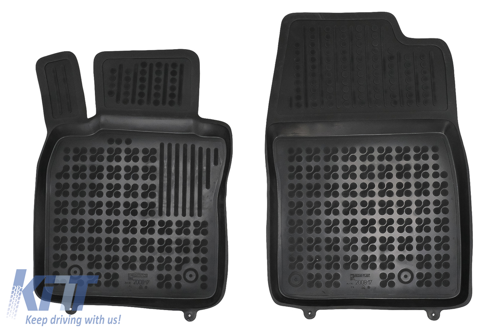Rubber Floor Mats Black suitable for Mazda 3 IV Sedan Hatchback BP