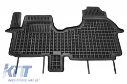 image-1-Rubber Front Floor Mat Black suitable for FIAT Talento (2016-) OPEL Vivaro II RENAULT Trafic III (2014-)