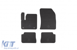 image-14-Rubber mats Gumarny Zubri suitable for Alfa Romeo Junior EV, Fiat 600e, Jeep Avenger after 2024, 4-piece set, black color