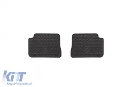Rubber mats Gumarny Zubri suitable for Alfa Romeo Junior EV, Fiat 600e, Jeep Avenger after 2024, 4-piece set, black color-image-6252477