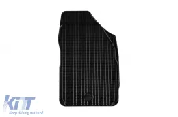Rubber mats Gumarny Zubri suitable for Alfa Romeo Giulietta after 2010, Fiat Bravo 2007-2014, Stilo 2001-2007, Lancia Delta 2007-2014, 4-piece set, black color-image-6254169
