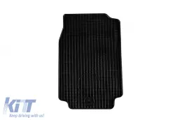 Rubber mats Gumarny Zubri suitable for Audi 100, A6 1991-1997, 4-piece set, black color-image-6252679