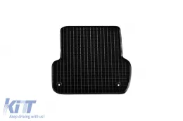 Rubber mats Gumarny Zubri suitable for Audi A4 sedan, wagon, convertible 2005-2008, Seat Exeo after 2009, 4-piece set, black color-image-6251224