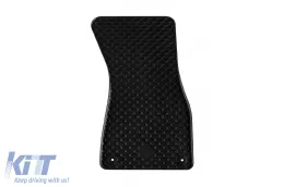 Rubber mats Gumarny Zubri suitable for Audi A6 sedan, wagon, Hybrid after 2018, A7 Sportback after 2018, 4-piece set, black color-image-6231935